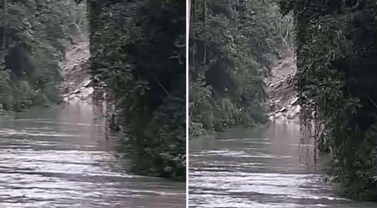 सोलुखुम्बुको हुङ्‍गा खोला पहिरोले थुनियो, तटीय क्षेत्रमा सतर्कता अपनाउन आग्रह