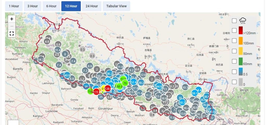 बंगालको खाडीको न्यूनचापीय प्रणालीको प्रभावः आजदेखि वर्षा झन् बढ्ने