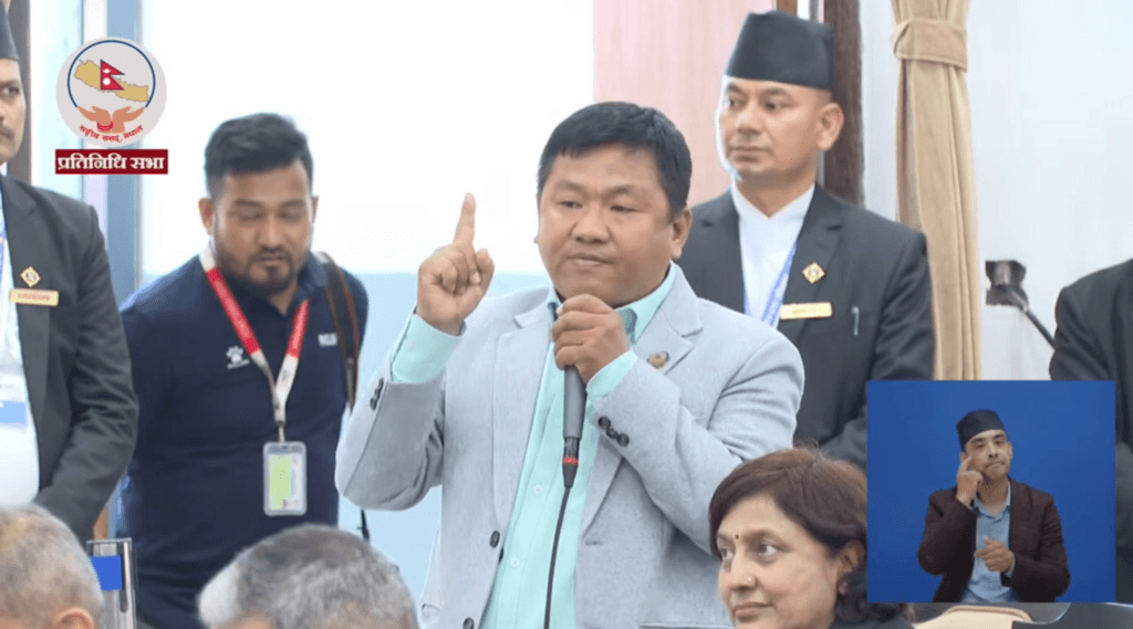 सात विषयमा प्रधानमन्त्रीको जवाफ कहिले आउँछ ? सांसद ध्रुवराज राईको प्रश्न