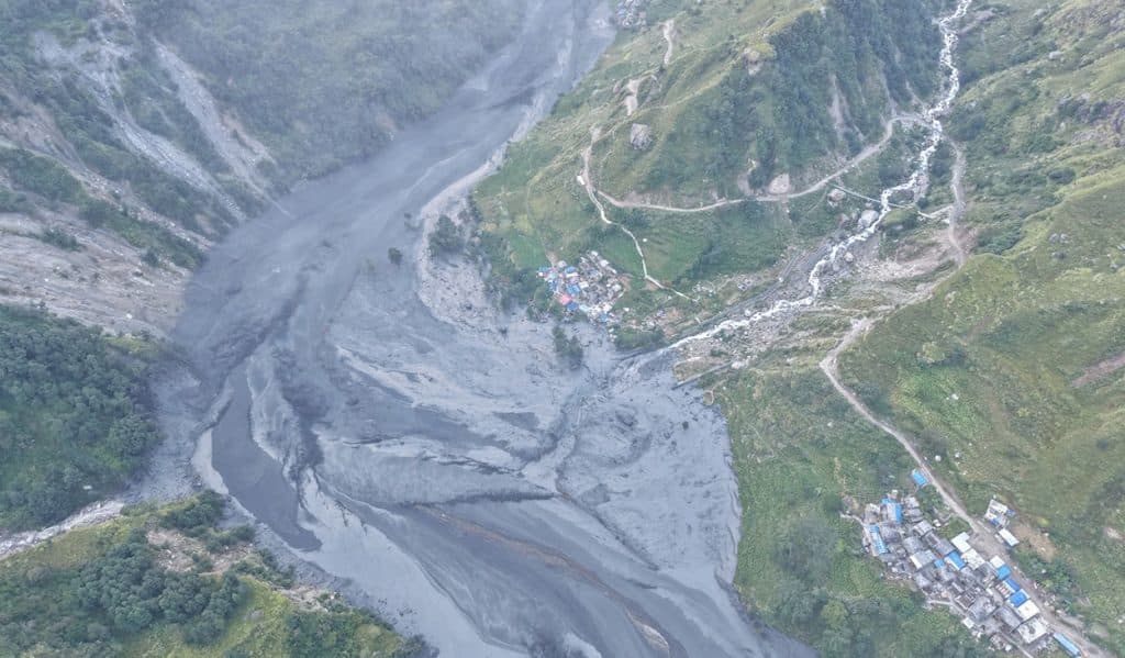 बूढीगण्डकीको बाढीले टाइम्स इनर्जीमा ठूलो क्षति, १८ कर्मचारीले भागेर जोगाए ज्यान