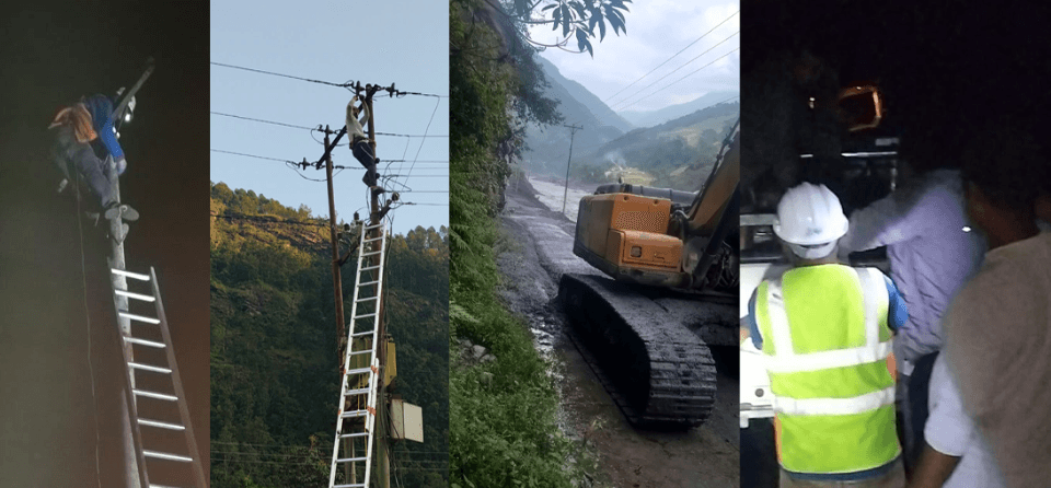 बुढीगण्डकी बाढीपछि विद्युत् पुनःस्थापनामा तीव्रता